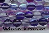 CMS1572 15.5 inches 8mm round synthetic moonstone beads wholesale