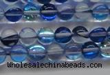 CMS1581 15.5 inches 6mm round synthetic moonstone beads wholesale