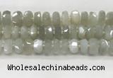 CMS1658 15.5 inches 6*13mm - 8*14mm faceted tyre moonstone beads