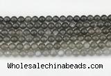 CMS2021 15.5 inches 8mm round black moonstone beads wholesale