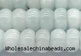 CMS2137 15 inches 6*8mm rondelle blue moonstone beads