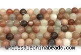 CMS2274 15 inches 8mm round rainbow moonstone gemstone beads