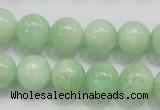 CMS405 15.5 inches 12mm round green moonstone beads wholesale