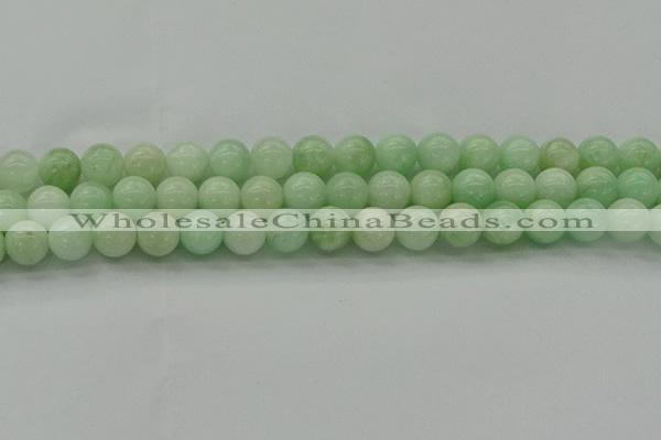 CMS412 15.5 inches 8mm round green moonstone beads wholesale