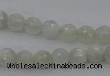 CMS452 15.5 inches 6mm faceted round white moonstone gemstone beads