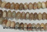 CMS518 15.5 inches 4*8mm rondelle moonstone beads wholesale