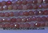 CMS569 15.5 inches 4mm faceted round moonstone gemstone beads