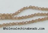 CMS81 15.5 inches 4mm faceted round moonstone gemstone beads