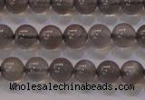 CMS858 15.5 inches 6mm round A grade natural black moonstone beads