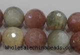 CMS876 15.5 inches 18mm faceted round moonstone gemstone beads