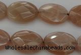 CMS967 15.5 inches 12*16mm faceted oval A grade moonstone beads