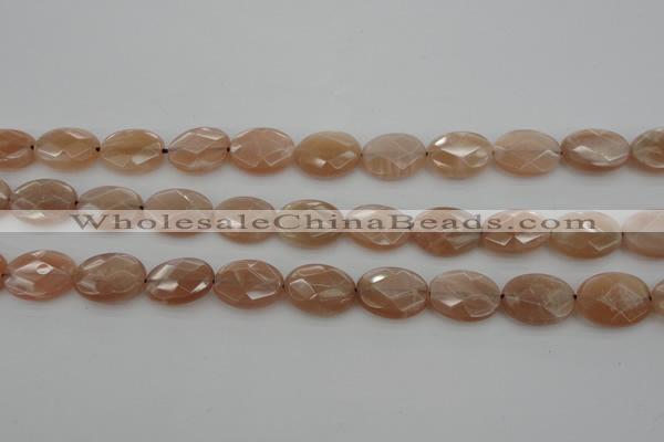 CMS967 15.5 inches 12*16mm faceted oval A grade moonstone beads