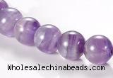 CNA03 10mm round AB grade natural amethyst quartz bead Wholesale