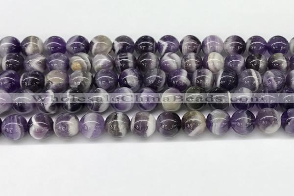 CNA1157 15.5 inches 10mm round natural dogtooth amethyst beads