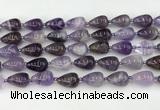 CNA1180 15.5 inches 11*16mm teardrop amethyst beads wholesale