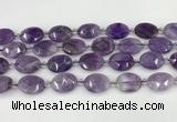 CNA1201 15.5 inches 15*20mm faceted oval amethyst beads