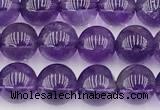 CNA1241 15 inches 6mm round amethyst gemstone beads