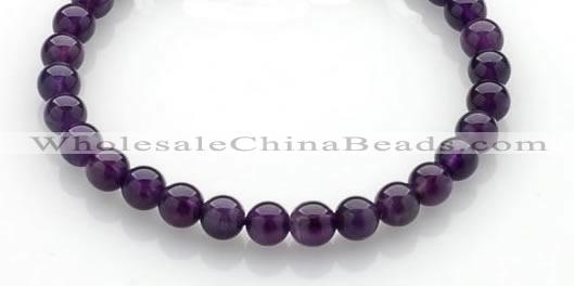 CNA13 15 inch 6mm round natural amethyst quartz beads Wholesale