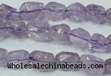 CNA201 15.5 inches 10*14mm faceted nugget natural amethyst beads