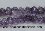 CNA40 15.5 inches 8*11mm pig-shaped grade A natural amethyst beads