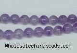 CNA400 15.5 inches 4mm round natural lavender amethyst beads