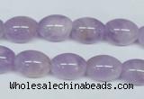 CNA412 15.5 inches 10*14mm rice natural lavender amethyst beads