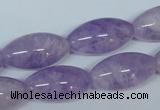 CNA413 15.5 inches 12*22mm rice natural lavender amethyst beads