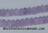 CNA427 4*8mm faceted rondelle natural lavender amethyst beads