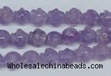 CNA432 15.5 inches 10*10mm skull shape natural lavender amethyst beads