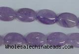 CNA445 15.5 inches 12*16mm oval natural lavender amethyst beads