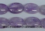 CNA448 15.5 inches 16*22mm oval natural lavender amethyst beads