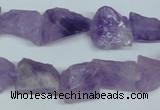 CNA468 15.5 inches 13*15mm nugget natural lavender amethyst beads