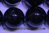 CNA577 15.5 inches 18mm round AAA grade natural dark amethyst beads