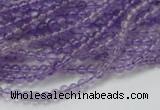 CNA65 15.5 inches 6mm round grade A natural amethyst beads