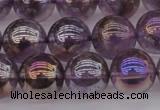 CNA704 15.5 inches 12mm round AB-color amethyst gemstone beads