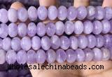 CNA783 15.5 inches 8*12mm rondelle lavender amethyst beads