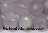 CNA791 15.5 inches 10mmm faceted round lavender amethyst beads