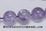 CNA807 15.5 inches 18mm round natural light amethyst beads