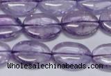 CNA831 15.5 inches 12*16mm oval natural light amethyst beads