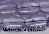 CNA853 15.5 inches 15*20mm rectangle natural light amethyst beads