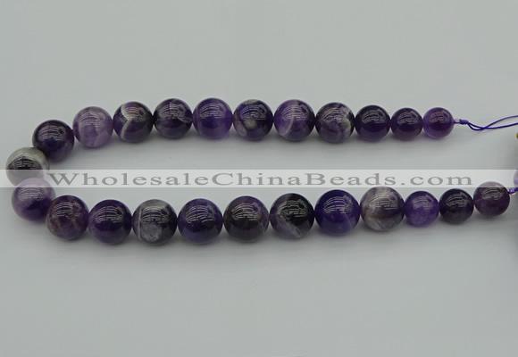 CNA926 15.5 inches 14mm - 18mm round dogtooth amethyst beads