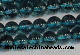 CNC422 15.5 inches 8mm round dyed natural white crystal beads