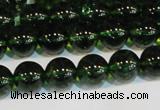 CNC441 15.5 inches 6mm round dyed natural white crystal beads