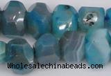 CNG1078 15.5 inches 10*14mm - 15*20mm faceted nuggets agate beads