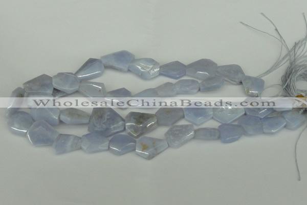 CNG1084 15.5 inches 15*20mm - 20*25mm freeform blue lace agate beads