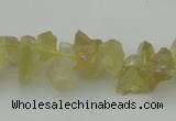 CNG1117 15.5 inches 8*12mm - 13*18mm nuggets lemon quartz beads