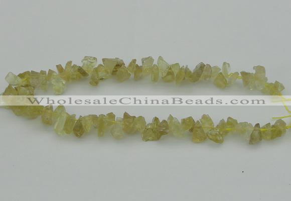 CNG1117 15.5 inches 8*12mm - 13*18mm nuggets lemon quartz beads