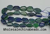 CNG1155 15.5 inches 20*25mm - 25*35mm freeform chrysocolla beads