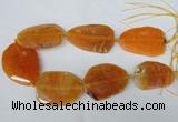 CNG1211 15.5 inches 35*45mm - 45*55mm freeform agate beads