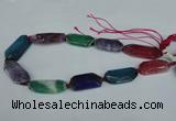 CNG1225 15.5 inches 18*30mm - 20*45mm freeform agate beads